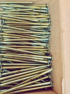 Unhas de chumbada com moldura 25 lb (@1000 unhas)-20d Huttig-Grip 20d 3-3/4", revestidas de vinil. - Imagem 1 de 3