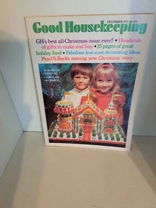 GOOD HOUSEKEEPING - DECEMBER 1972 Christmas Magazine rare PEARL BUCK STORY - Picture 1 of 1