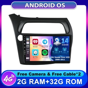 Android14 Autoradio Für Honda Civic VIII 2006-2011 GPS Navi DSP CarPlay AUX 32GB - Bild 1 von 17
