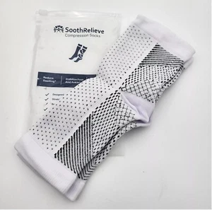 Soothe Relieve Compression Socks Medium White Compression Zone Technology - Picture 1 of 4