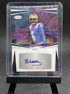 Sale Bryan Addison Blue Auto 2025 Sage Football - Bild 1 von 2