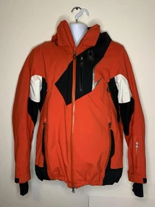 Spyder Winter Coat XTL 20/20 Mens Size M Black Red Hooded Thinsulate Jacket - Picture 1 of 12