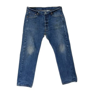 Vintage Levi's 501xx Jeans Herren 34x30 Blau Western Straight Arbeit Flecken 501-0000 - Bild 1 von 4
