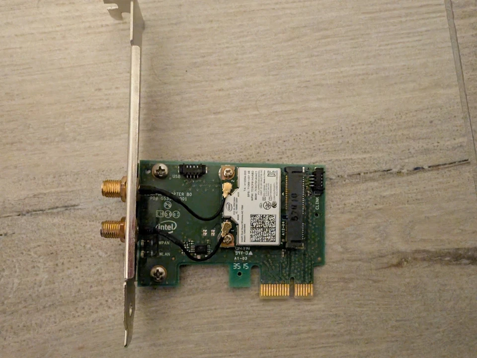Adaptador Intel Dual Band Wireless-AC 7260 WiFi y adaptador PCIE Foto 1 de 1