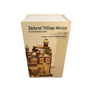 Dept 56 Dickens Village Scrooge and Marley Counting House Christmas Carol 59483 - Picture 1 of 4
