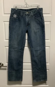 Pantalones de mezclilla Cinch de pierna recta de algodón azul para hombre talla 32x30 - Imagen 1 de 7