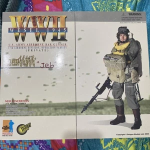 1:6 scale Dragon WWII US Army Airborne BAR Gunner Jeb 12" Action Figure - Picture 1 of 4