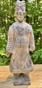 Mid Century Chinese Terracotta Warrior /Soldier 15.25”- Qin Dynasty Reproduction - Picture 1 of 24
