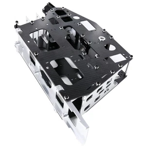 RC Remote T-rex 600 Helicopter Carbon Fiber Main Frame with Metal Bottom Plate - Picture 1 of 3