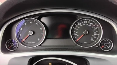 Touareg 2011 equipo original velocímetro calibre grupo 134 k millas Volkswagen Foto 1 de 4