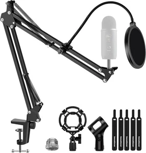 InnoGear Mikrofon Scherenarm Ständer MU059 verstellbar Aufhängung Ausleger Arm - Bild 1 von 4