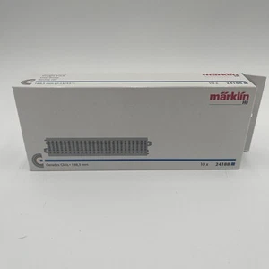 NEW Marklin HO “C” Straight Tracks #24188 Box Of 10 New - Picture 1 of 6