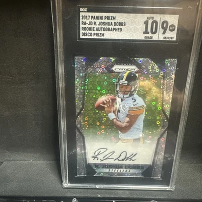 2017 Panini Prizm - Graded 9 Auto 10 R. JOSHUA DOBBS DISCO Refractor RC #RA-JD - Image 1 of 2