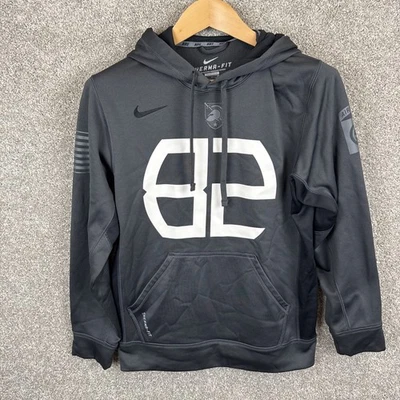 Nike Therma-FIT West Point Army Black Knights Hoodie Mens Small #82 Gray USA - Image 1 of 4