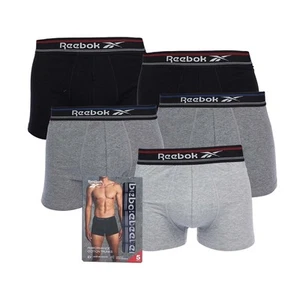 Pack de 5 calzoncillos deportivos Reebok para hombre en negro - Imagen 1 de 1