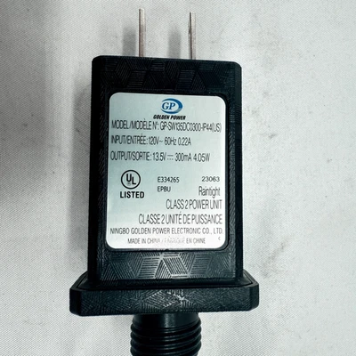 GP Golden Power GP-SW135DC300-IP44 13.5V 300mA Power Unit Replacement OEM - Image 1 of 4