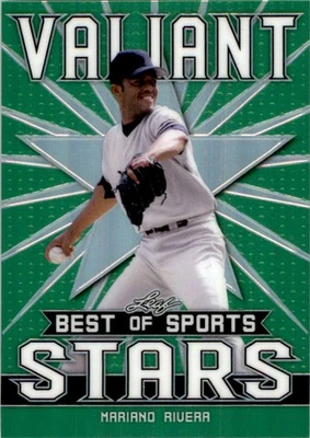 Mariano Rivera 2020 Leaf Best Of Sports Green #VS-13 23/75 - Image 1 of 2