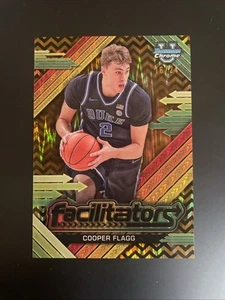 Cooper Flagg 2024-25 Bowman U Chrome Facilitators Black Gold Refractor /24 - Picture 1 of 3