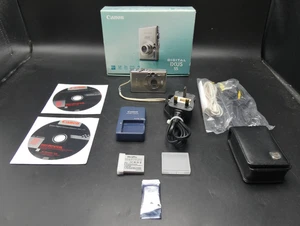Canon IXUS 55 Digital Camera 5.0MP Silver + Charger + Battery - Working Tested ✅ - Picture 1 of 23