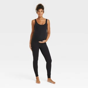 Isabel Maternity by Ingrid & Isabel Sleeveless Stretchy Maternity Jumpsuit - Picture 1 of 13