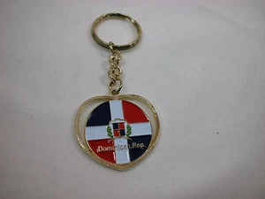 Closeout  Sale ! Collectible Key chains or gift 3" length  -  Dominica Rep #2 - Picture 1 of 3