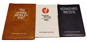 3 x Staatsbank der DDR, "750 Jahre Berlin" 1987, Thomas Müntzer, Verkehrs Wesen, - Bild 1 von 8