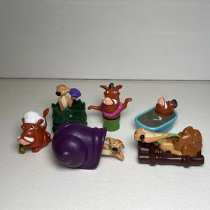 Vintage 1996 KFC Disney The Lion King Timon & Pumbaa Kids Meal Toys Complete Set - Bild 1 von 8