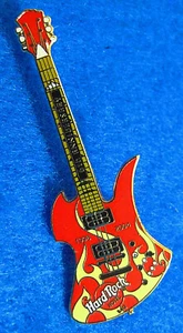 BALI HOTEL 6th ANNIVERSARY BC RICH MOCKINGBIRD GUITAR Hard Rock Cafe PIN LE - Picture 1 of 1
