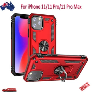 Protective Case 360° Rotating Ring Holder Kickstand for iPhone 11 Pro Max - Picture 1 of 14