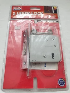 ERA 3 LEVER DEADLOCK 76MM (3") CHROME 572-62 - Picture 1 of 3
