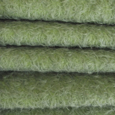 HELMBOLD 1/4 yd 300S/CM Antique Sage INTERCAL 1/2" Ultra-Sparse Curly Matted Mohair Fur