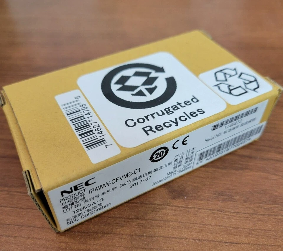 NEC 1100112 SL1100 IP4WW-CFVMS-C1 CF 2 Ports Voice Mail Card | New - Image 1 of 1