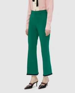 Neu Luxury Original GUCCI Viskose Bootcut Hose Damen -558057- Gr-IT-38/D-32. - Picture 1 of 12