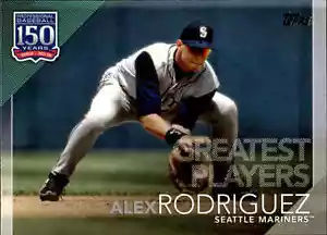 2019 Topps Series 2 150 Years Greatest Players #GP-16 ALEX RODRIGUEZ Mariners - Picture 1 of 1
