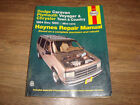 Haynes Dodge Caravan Plymouth Voyager 1984-1995 Automotive Repair Manual 30010