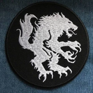 SATANIC WARMASTER werewolf embroidered patch Darkthrone Horna Sargeist Behexen - Picture 1 of 1