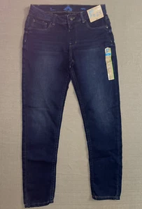 NEW W Tags Thereabouts Girls 12 REG Pull-on Jean Legging Jeggings Blue Superflex - Picture 1 of 6