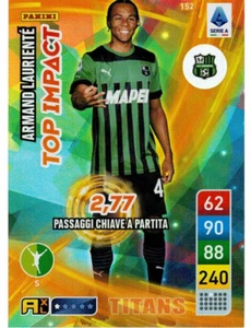 PANINI CALCIATORI ADRENALYN TITANS 2023 CARD 152 LAURIENTE (TOP IMPACT) SASSUOLO - Picture 1 of 2
