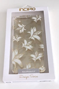 Incipio Design Series Clear Case For Apple iPhone 7 Plus, 6 Plus, 6s Plus - Lily - Picture 1 of 7