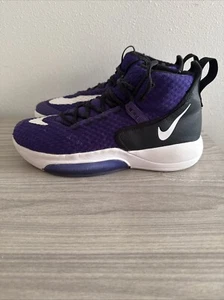 Nike Zoom Rize TB Court Sneakers Shoes Athletic Basketball Purple Mens 9.5 - Picture 1 of 11
