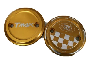 COPPIA CARTER CARTERINI TONDO TONDI YAMAHA TMAX 500 ORO 2001 2011 - Imagen 1 de 2