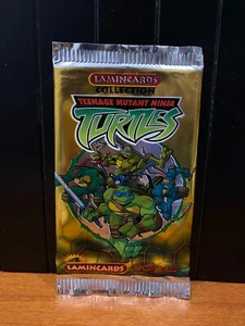 BUSTINA LAMINCARDS TEENAGE MUTANT NINJA TURTLES NUOVO SIGILLATO EDIBAS 2005 - Imagen 1 de 2