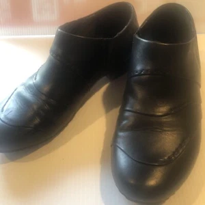 Josef Seibel Black Leather Comfort Loafers Womens Size 39 (8-8.5) - Picture 1 of 5