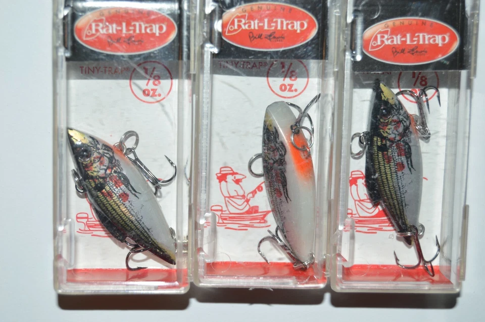 Bill Lewis Rat-L-Trap Tiny Trap 1/8oz TT37 Bleeding Shiner