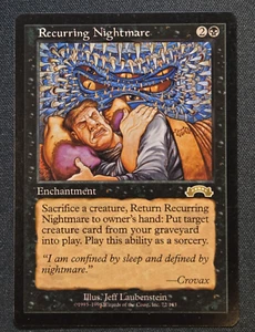 Recurring Nightmare Magic the Gathering MtG Exodus Reserved list - Picture 1 of 5