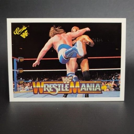 1990 WWF Classic WrestleMania Card #85 The Battle of the Brawlers WWE - Image 1 of 4