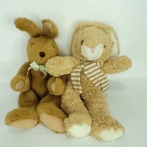 Lot of 2 Easter Bunny Rabbit Long Leg Plush 12" Stuffed Animal Spring - Bild 1 von 7
