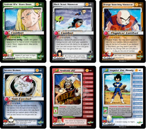 Dragon Ball Z CCG SCORE Androids Saga Unlimited Foil CHOOSE YOUR CARD 1-123