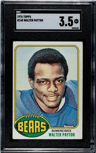 1976 TOPPS WALTER PAYTON #148, ROOKIE, GRADED SGC VERY GOOD PLUS 3.5, BEARS HOF - Bild 1 von 2