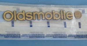 OLDSMOBILE SILHOUETTE APV 98 99 EMBLEM NOS GOLD REAR LIFTGATE 10416013 - Imagen 1 de 4